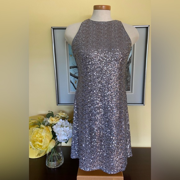 Eliza J Sleeveless Sequin Dress - Picture 1 of 5